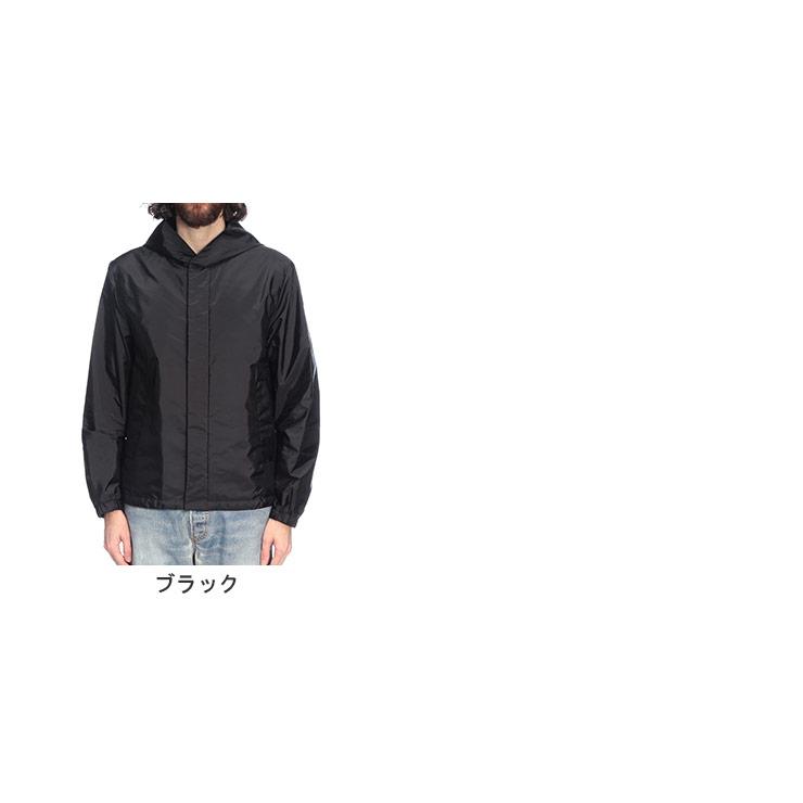 モンクレール　フロントロゴパーカー　ブラック MONCLER (モンクレール) バックロゴプリント フルジップ パーカー