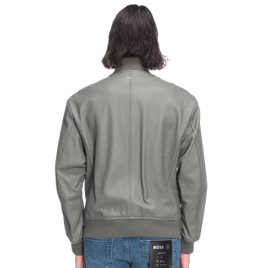 HUGO BOSS（ヒューゴ・ボス） メンズ ブルゾン レザー フルジップ
