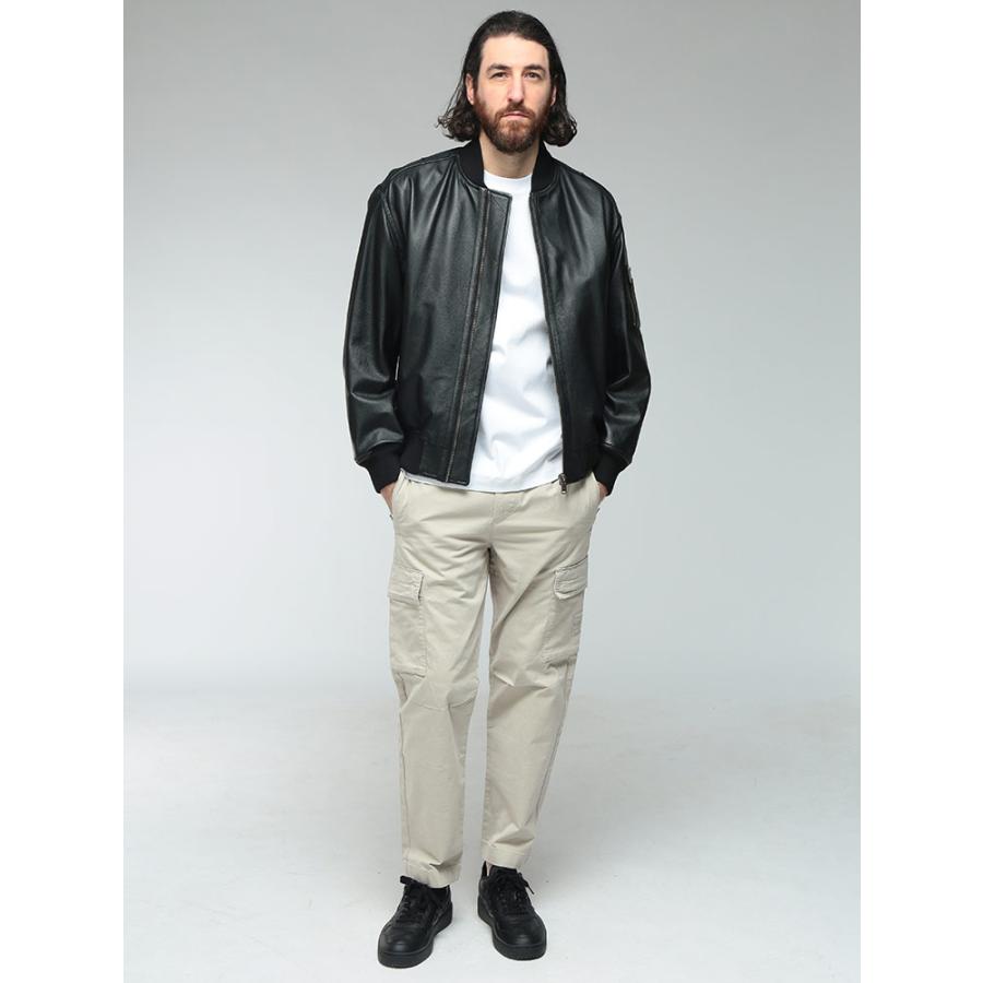 HUGO BOSS ヒューゴボス リバーシブルレザージャケット レザーブルゾン HUGO BOSS（ヒューゴ・ボス） メンズ ブルゾン レザー フルジップ