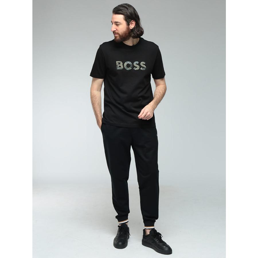 HUGO BOSS（ヒューゴ・ボス） メンズ Tシャツ 半袖 ロゴ プリント