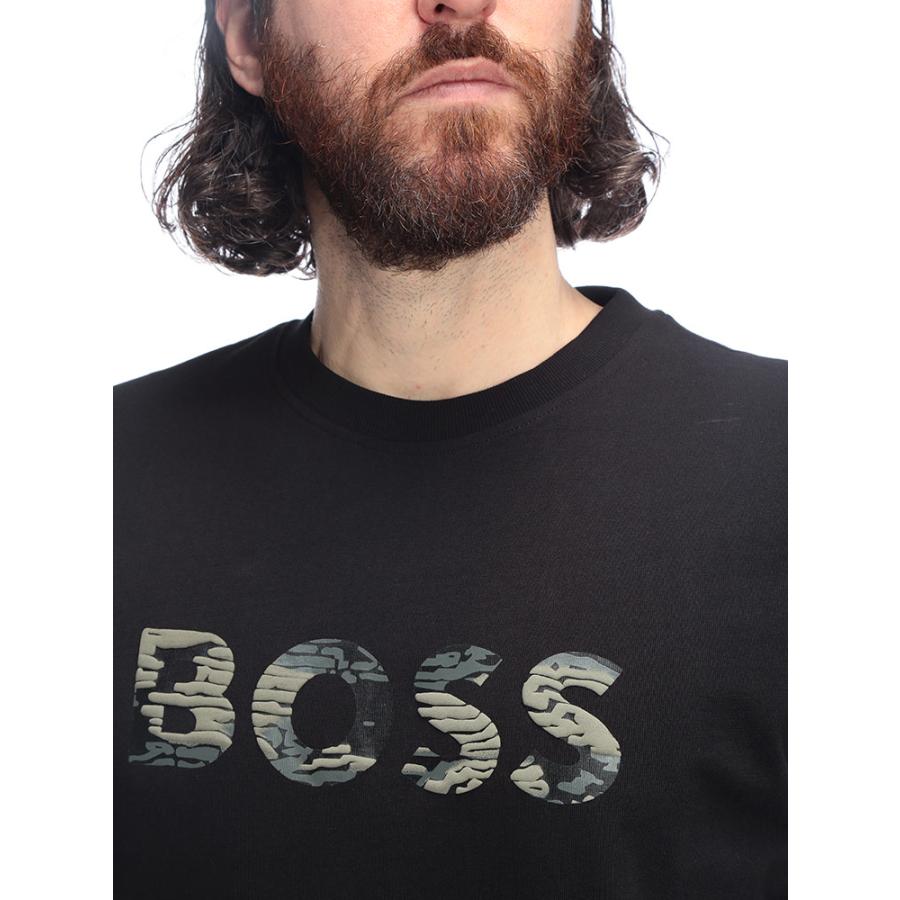 HUGO BOSS（ヒューゴ・ボス） メンズ Tシャツ 半袖 ロゴ プリント