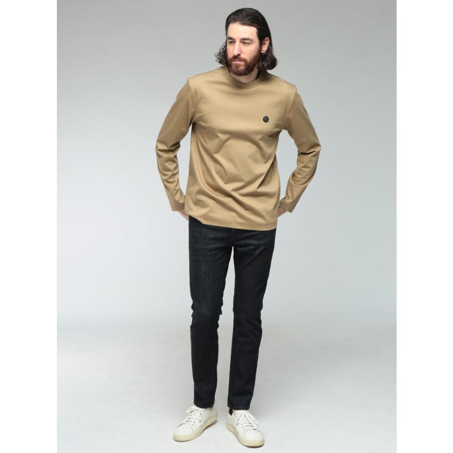 HUGO BOSS（ヒューゴ・ボス） メンズ Tシャツ 長袖 ロゴ ワンポイント