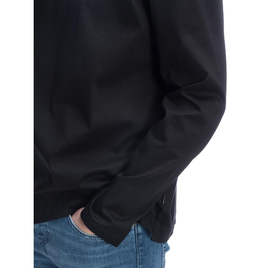 HUGO BOSS（ヒューゴ・ボス） メンズ Tシャツ 長袖 ロゴ ワンポイント