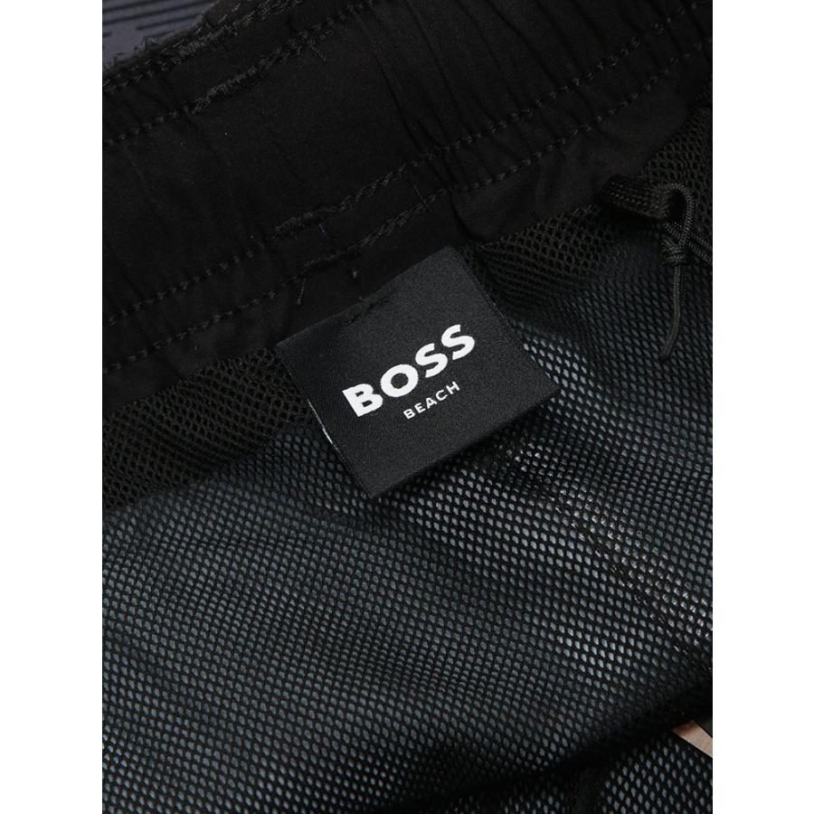 ヒューゴボス メンズ ショートパンツ HUGO BOSS ロゴ グラデーション BBモノグラム メッシュインナー 水陸両用 スイムパンツ 水着 HBU50534343 ブランドの画像