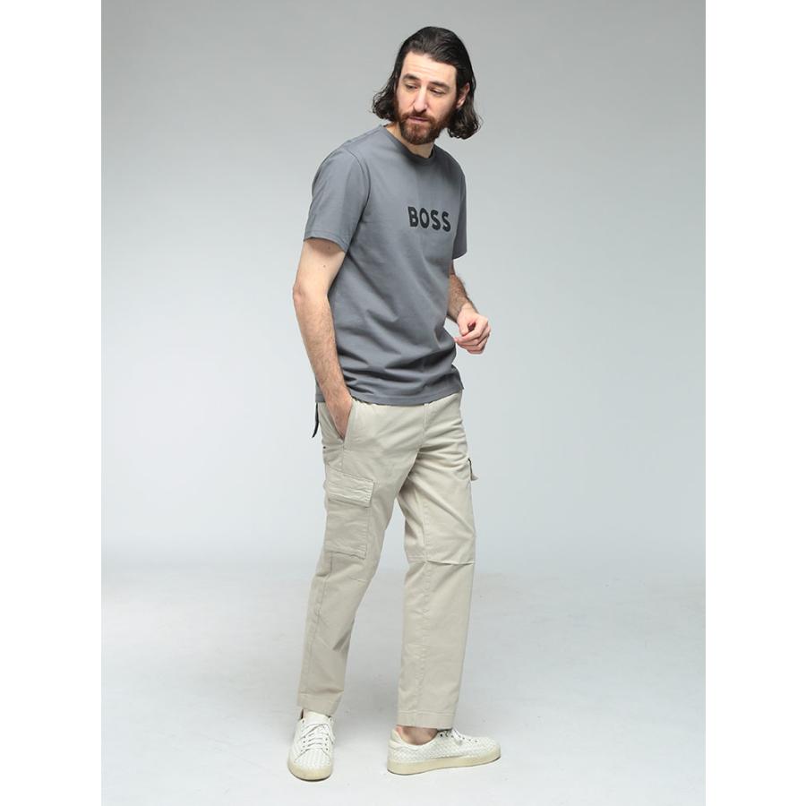 HUGO BOSS（ヒューゴ・ボス） メンズ Tシャツ 半袖 ロゴ プリント