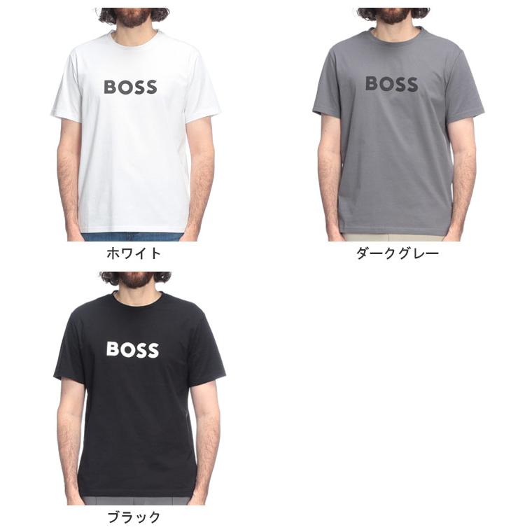 HUGO BOSS（ヒューゴ・ボス） メンズ Tシャツ 半袖 ロゴ プリント