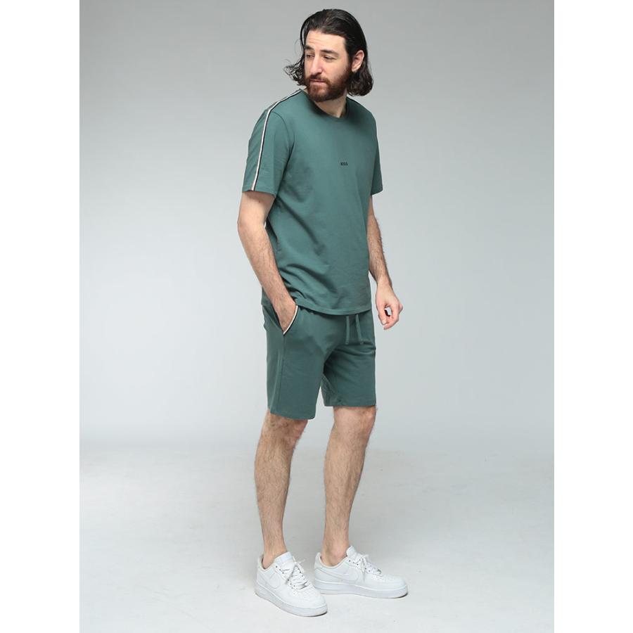HUGO BOSS（ヒューゴ・ボス） メンズ Tシャツ 半袖 ロゴ 肩ライン