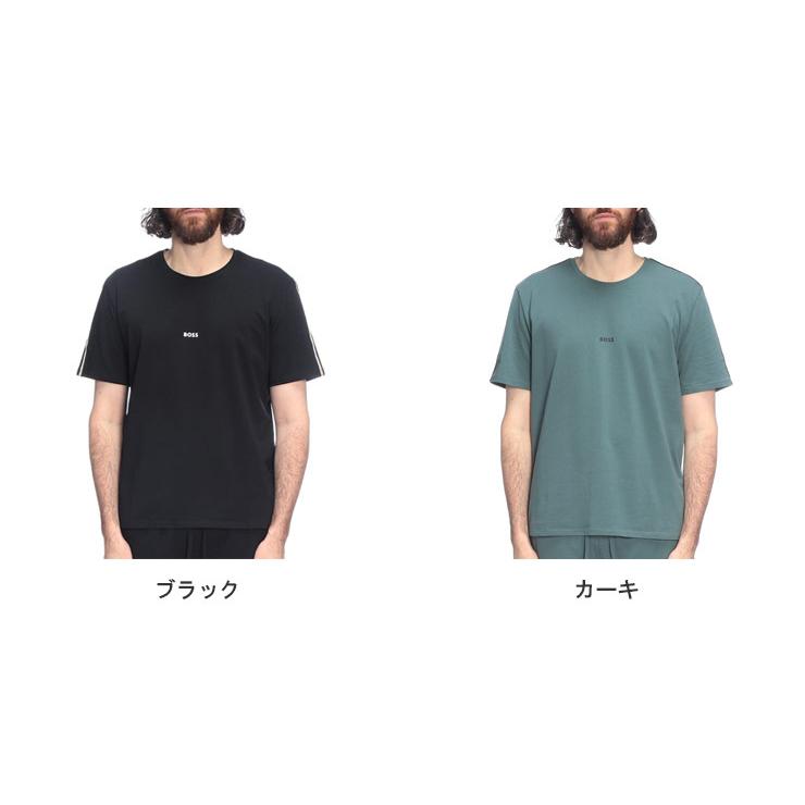 HUGO BOSS（ヒューゴ・ボス） メンズ Tシャツ 半袖 ロゴ 肩ライン