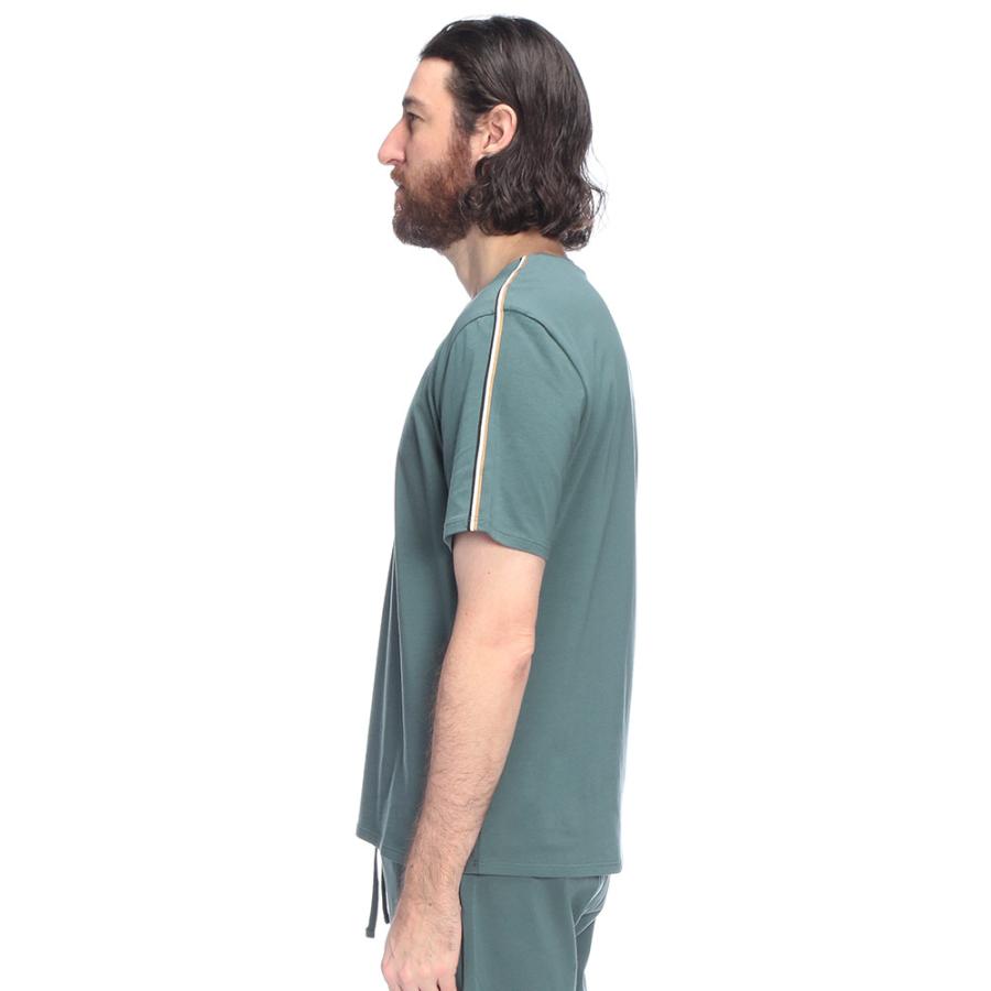 HUGO BOSS（ヒューゴ・ボス） メンズ Tシャツ 半袖 ロゴ 肩ライン