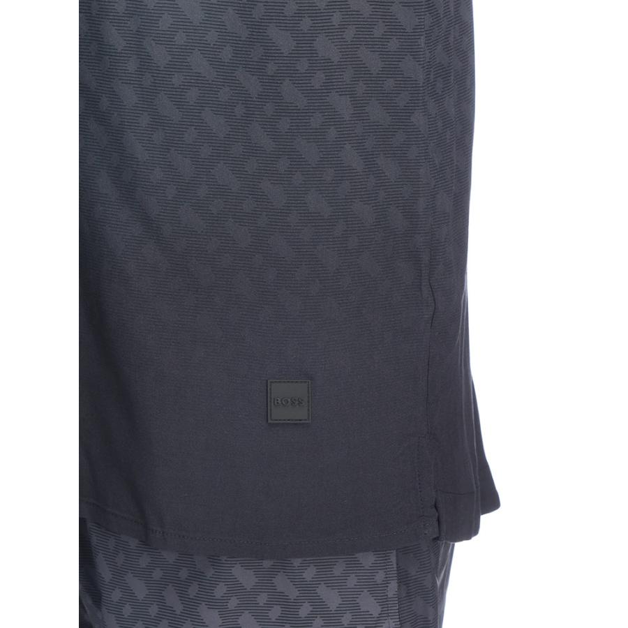HUGO BOSS（ヒューゴ・ボス） メンズ シャツ 半袖 ロゴ グラデーション