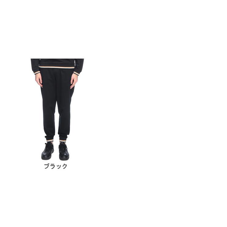 ヒューゴボス メンズ パンツ HUGO BOSS ロゴ リブライン スウェット パンツ HBU50554830 ブランド ボトムス セットアップ可 ブラックの画像