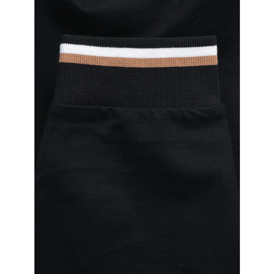 ヒューゴボス メンズ パンツ HUGO BOSS ロゴ リブライン スウェット パンツ HBU50554830 ブランド ボトムス セットアップ可 ブラックの画像