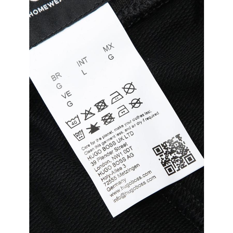 ヒューゴボス メンズ パンツ HUGO BOSS ロゴ リブライン スウェット パンツ HBU50554830 ブランド ボトムス セットアップ可 ブラックの画像