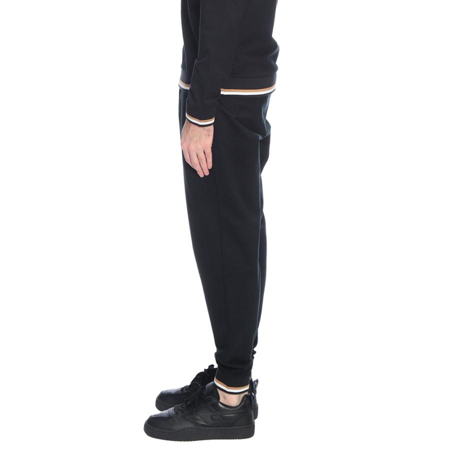 ヒューゴボス メンズ パンツ HUGO BOSS ロゴ リブライン スウェット パンツ HBU50554830 ブランド ボトムス セットアップ可 ブラックの画像