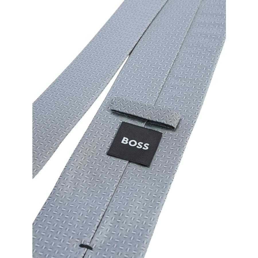 HUGO BOSS（ヒューゴ・ボス） メンズ ネクタイ シルク混 総柄 ネクタイ
