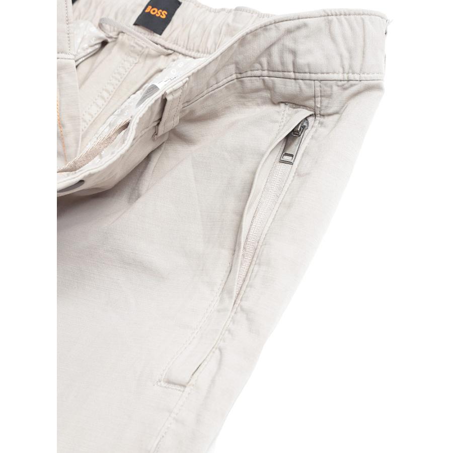 ヒューゴボス メンズ カーゴパンツ HUGO BOSS ロゴ ポケット ミリタリー カーゴ パンツ HB50552096 ブランド ボトムス ベージュの画像