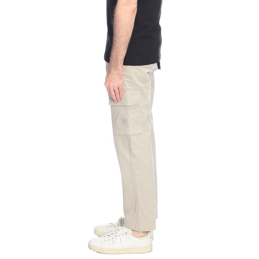 ヒューゴボス メンズ カーゴパンツ HUGO BOSS ロゴ ポケット ミリタリー カーゴ パンツ HB50552096 ブランド ボトムス ベージュの画像