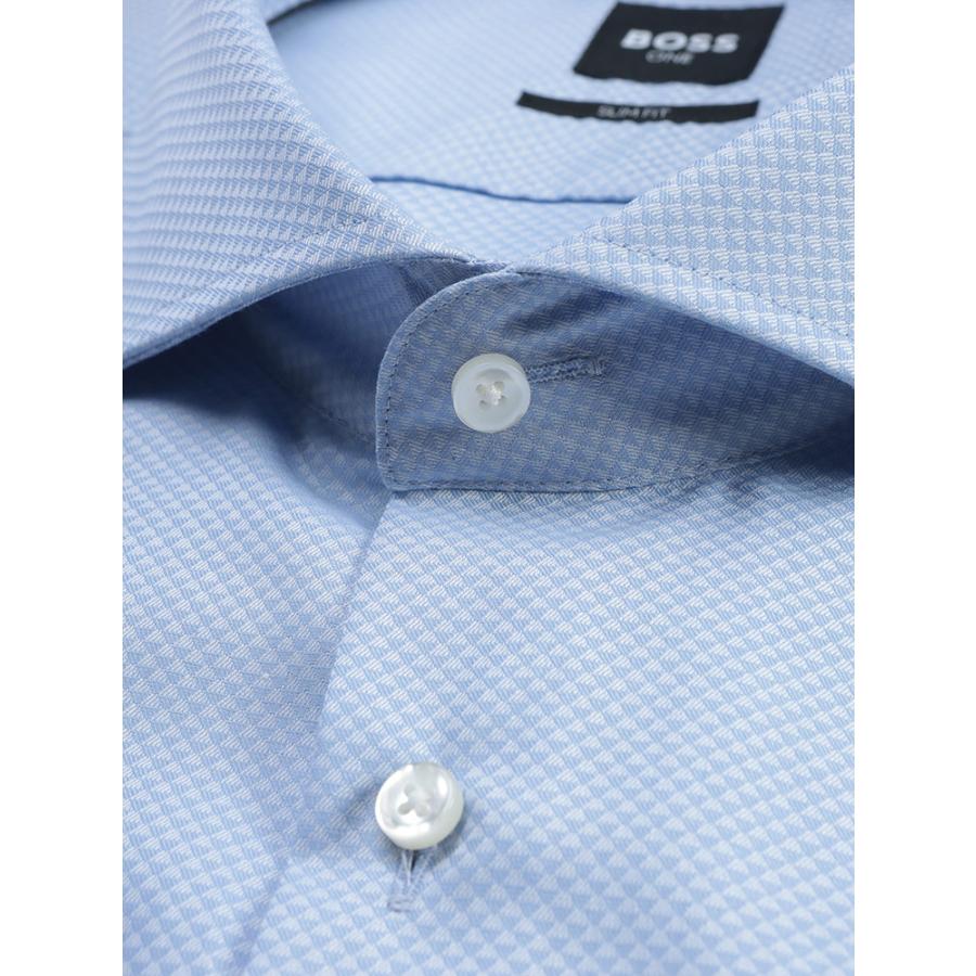 HUGO BOSS（ヒューゴ・ボス） メンズ ドレスシャツ 長袖 ホリゾンタル