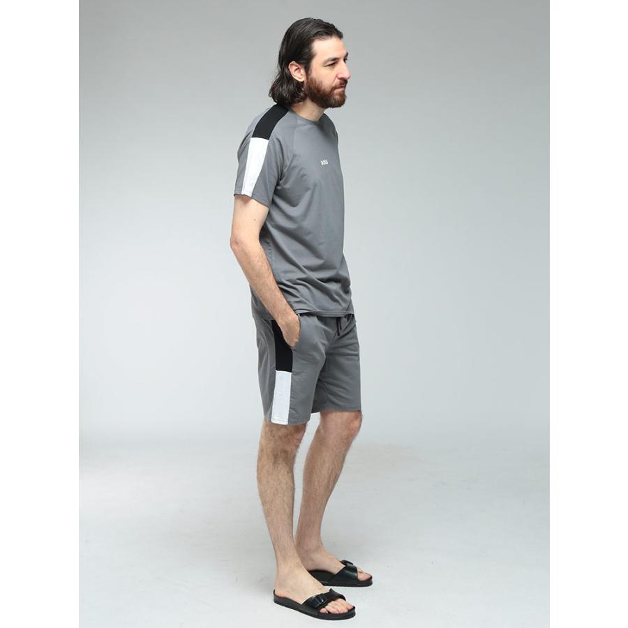 ★BOSS HUGO BOSS/ボスヒューゴボス★半袖シルクカットソー42.XL HUGO BOSS (ヒューゴボス) メンズ Tシャツ 半袖 シルケットコットン