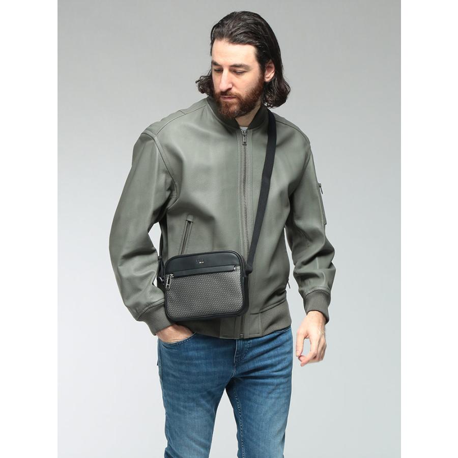 HUGO BOSS（ヒューゴ・ボス） メンズ ショルダーバッグ ロゴ ジップ