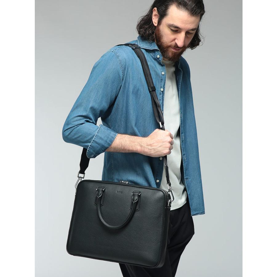 HUGO BOSS（ヒューゴ・ボス） メンズ ブリーフバッグ シボレザー 3way