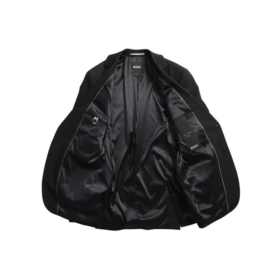 ヒューゴボス HUGO BOSS メンズ スーツ ストレッチ 無地 シングル ノータック HBHJ10277196 ブランド セットアップ フォーマル ビジネス 冠婚葬祭の画像