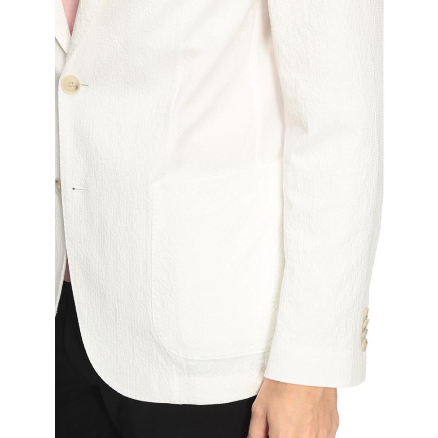 ヒューゴボス HUGO BOSS メンズ ジャケット シアサッカー シングル 2ツ釦 テーラード HBHANRY10279134 ブランド アウター フォーマル 春 夏の画像