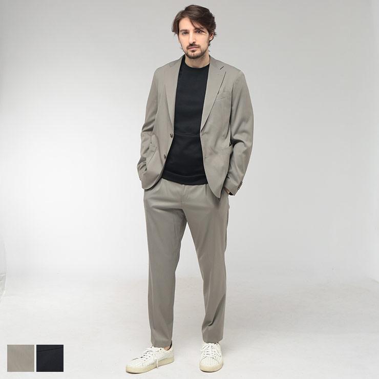 ヒューゴボス スーツ セットアップ ストレッチ グレンチェック ウール グレー HUGO BOSS（ヒューゴ・ボス） メンズ スーツ ストレッチウール