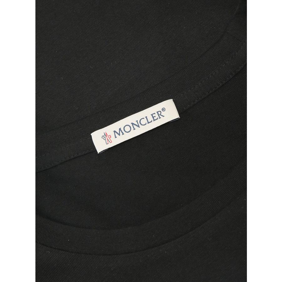 モンクレール MONCLER レディース Tシャツ 半袖 MCL8C73200V8058 クラシック ワンポイント クルーネック カットソー ブランド トップス コットン シンプル 春 夏の画像