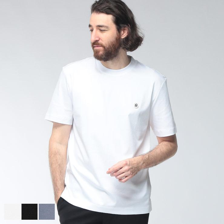 HUGO BOSS（ヒューゴ・ボス） メンズ Tシャツ 半袖 ワンポイントロゴ