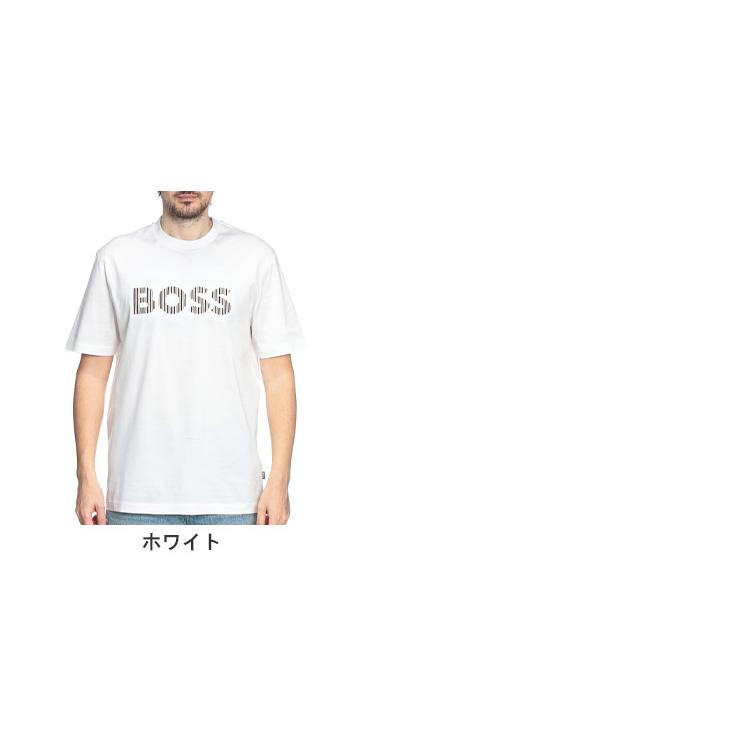 HUGO BOSS（ヒューゴ・ボス） メンズ Tシャツ 半袖 HB50560466ロゴ刺繍