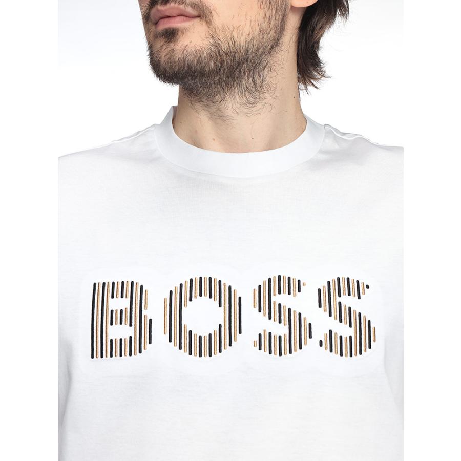 HUGO BOSS（ヒューゴ・ボス） メンズ Tシャツ 半袖 HB50560466ロゴ刺繍
