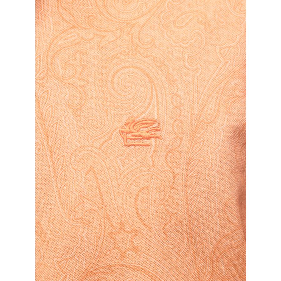 エトロ ETRO メンズ ポロシャツ 半袖 ペイズリー柄 ワンポイント刺繍 ETMD0004AKF84 ブランド トップス 春 夏の画像