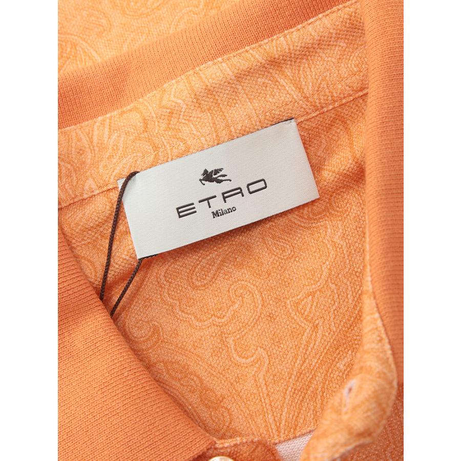 エトロ ETRO メンズ ポロシャツ 半袖 ペイズリー柄 ワンポイント刺繍 ETMD0004AKF84 ブランド トップス 春 夏の画像