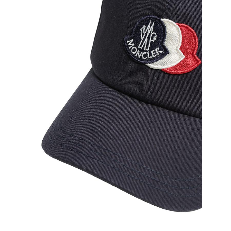 MONCLER（モンクレール） メンズ キャップ コットン 3連ロゴワッペン