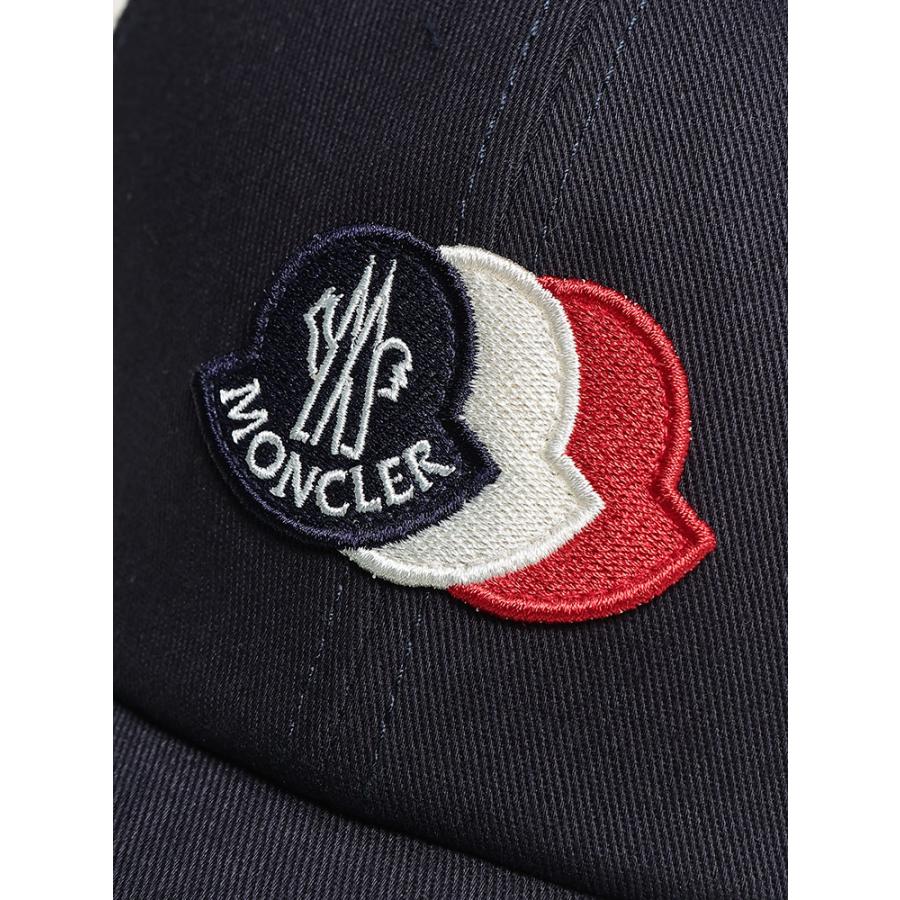 MONCLER（モンクレール） メンズ キャップ コットン 3連ロゴワッペン
