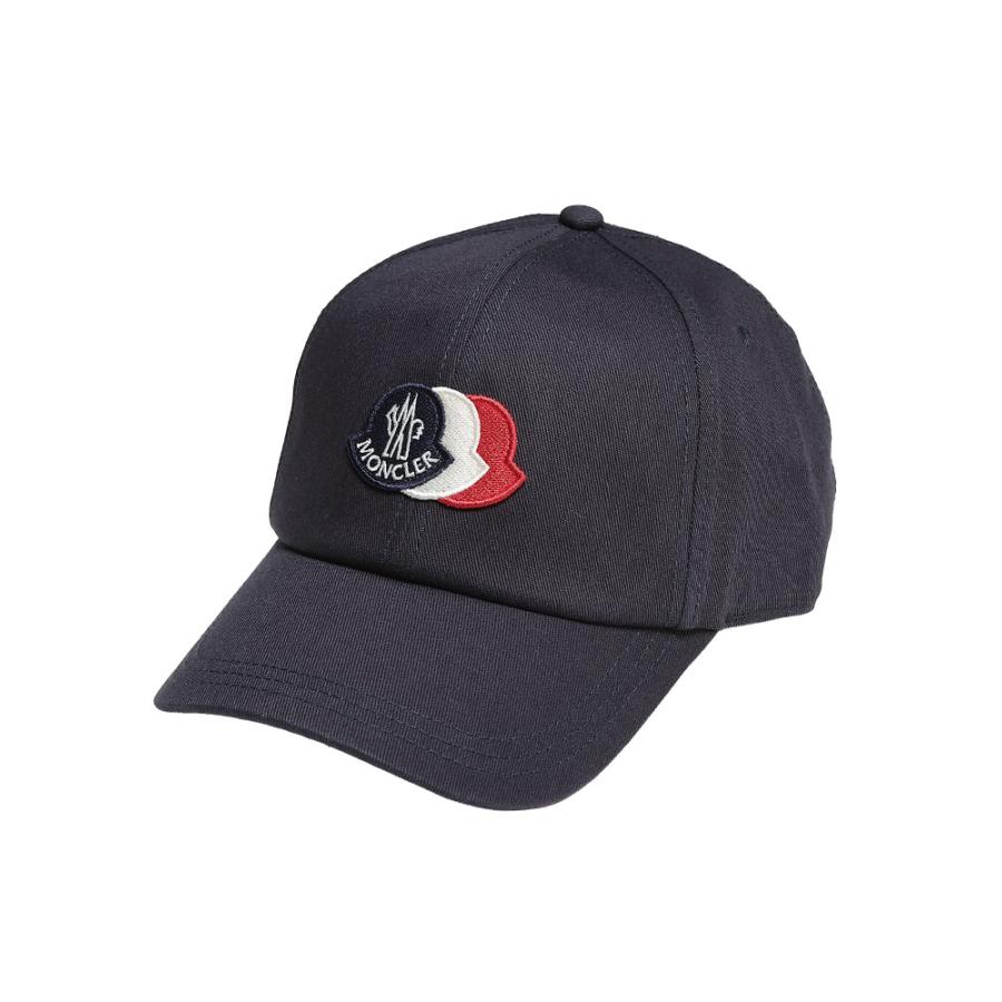 MONCLER（モンクレール） メンズ キャップ コットン 3連ロゴワッペン