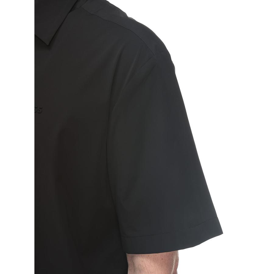 ヒューゴボス メンズ シャツ HUGO BOSS 半袖 ストレッチ エンボスロゴ