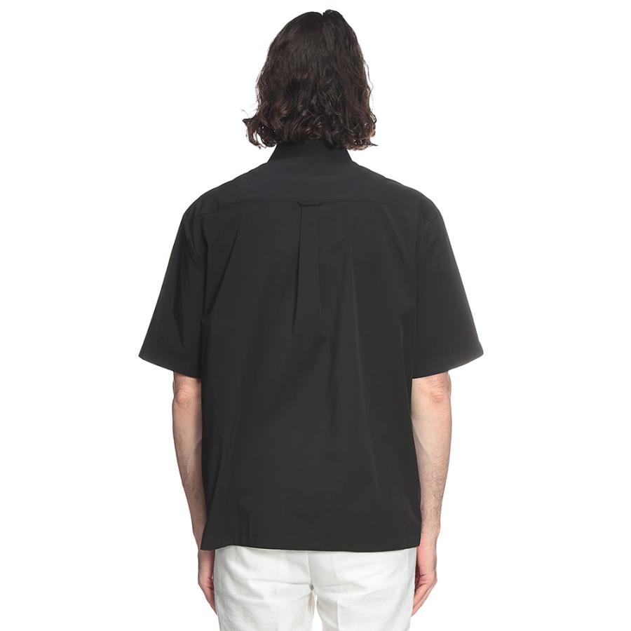 ヒューゴボス メンズ シャツ HUGO BOSS 半袖 ストレッチ エンボスロゴ