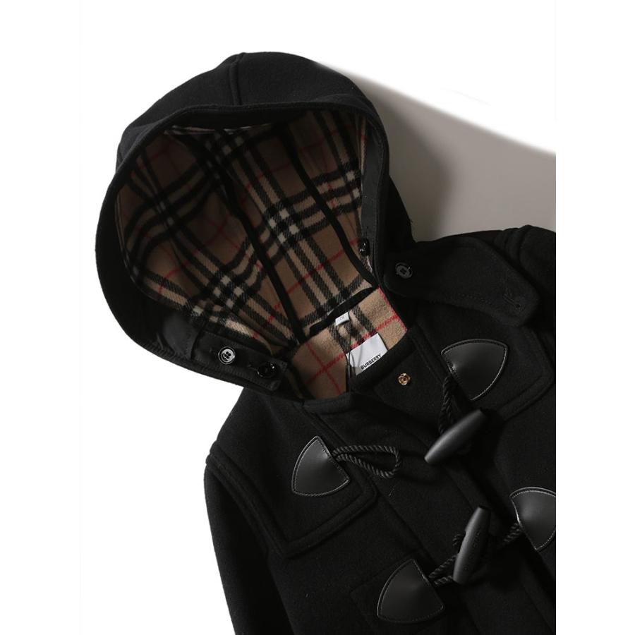 バーバリー ダッフルコート レディース Burberry コート ウール メルトン バーバリーチェック ダッフル 黒 ブランド アウター l ゼンオンライン 通販 Yahoo ショッピング