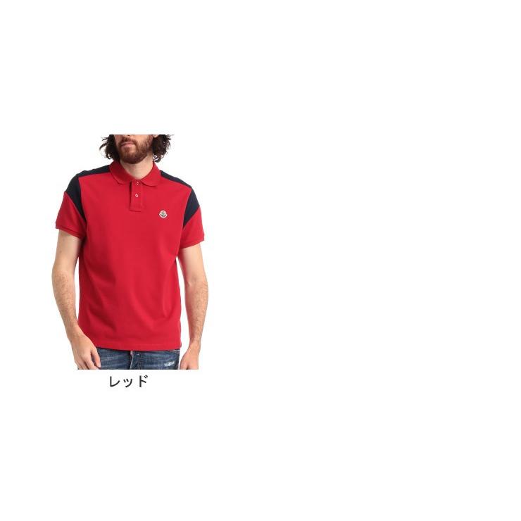 モンクレール メンズ ポロシャツ 半袖 Moncler バイカラー 切替 鹿の子 赤 ブランド トップス コットン Mc8a 24 ゼンオンライン 通販 Yahoo ショッピング