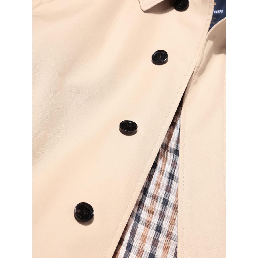 【希少品】 アクアスキュータム メンズ コート Aquascutum コットン ギャバジン クラブチェック ステンカラー MARLBOROUGH マールバラ ブランド AQMARLBOROUGH 【YW1172024704】(42822円)