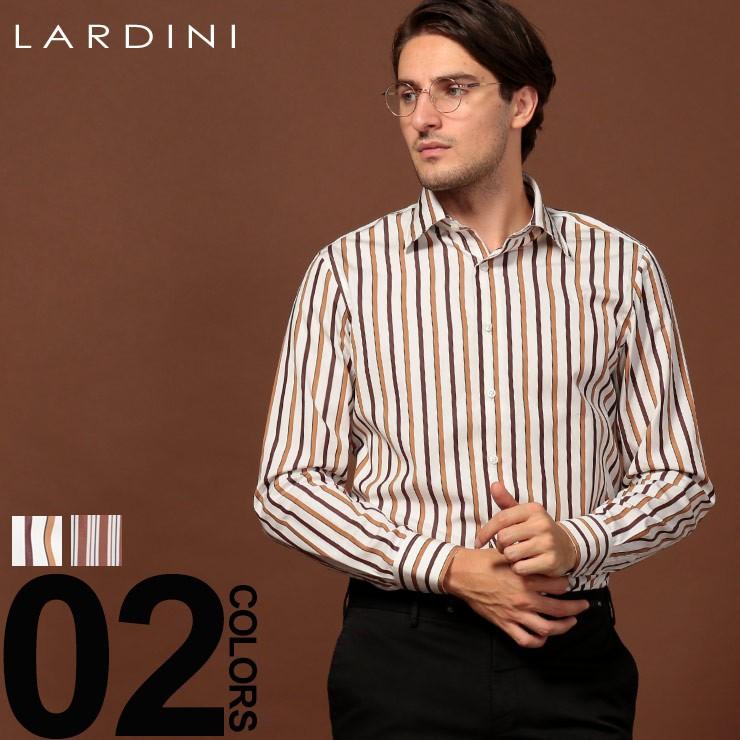 ラルディーニ Lardini シャツ 長袖 ストライプ ドレスシャツ カッタウェイシャツ ブランド メンズ トップス ワイシャツ コットン Ldangeloilc1122 ゼンオンライン 通販 Yahoo ショッピング
