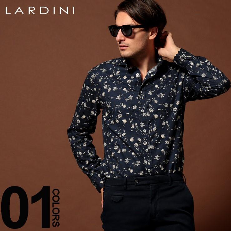 ラルディーニ Lardini シャツ 長袖 花柄 ホリゾンタル ブランド カッタウェイシャツ メンズ トップス シャツ 総柄 柄シャツ フラワー コットン Ldciroilc1148 ゼンオンライン 通販 Yahoo ショッピング
