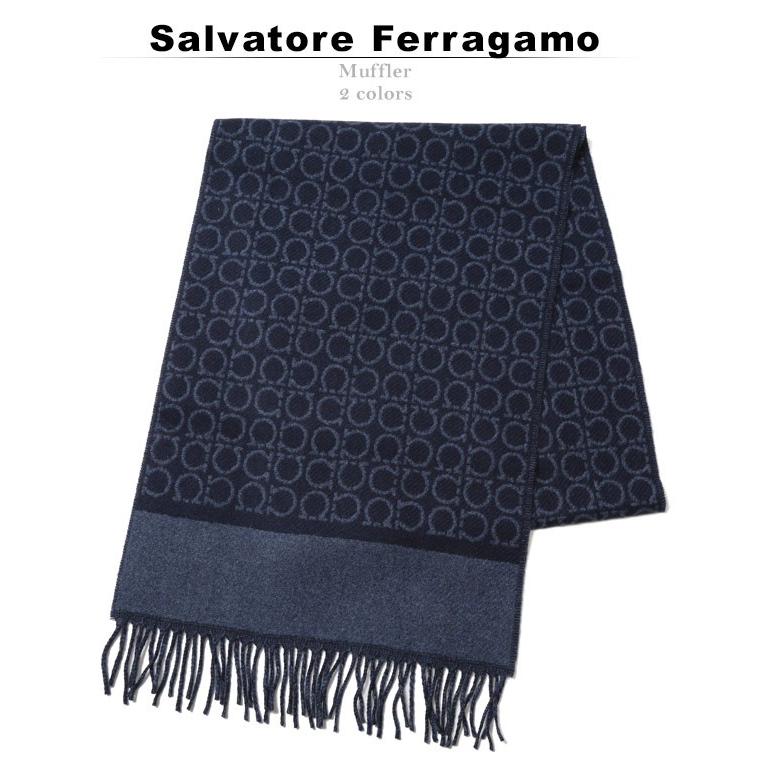サルバトーレフェラガモ Salvatore Ferragamo マフラー カシミヤ100 ガンチーニ モノグラム ロゴ ブランド メンズ カシミア 総柄 Fg ゼンオンライン 通販 Yahoo ショッピング