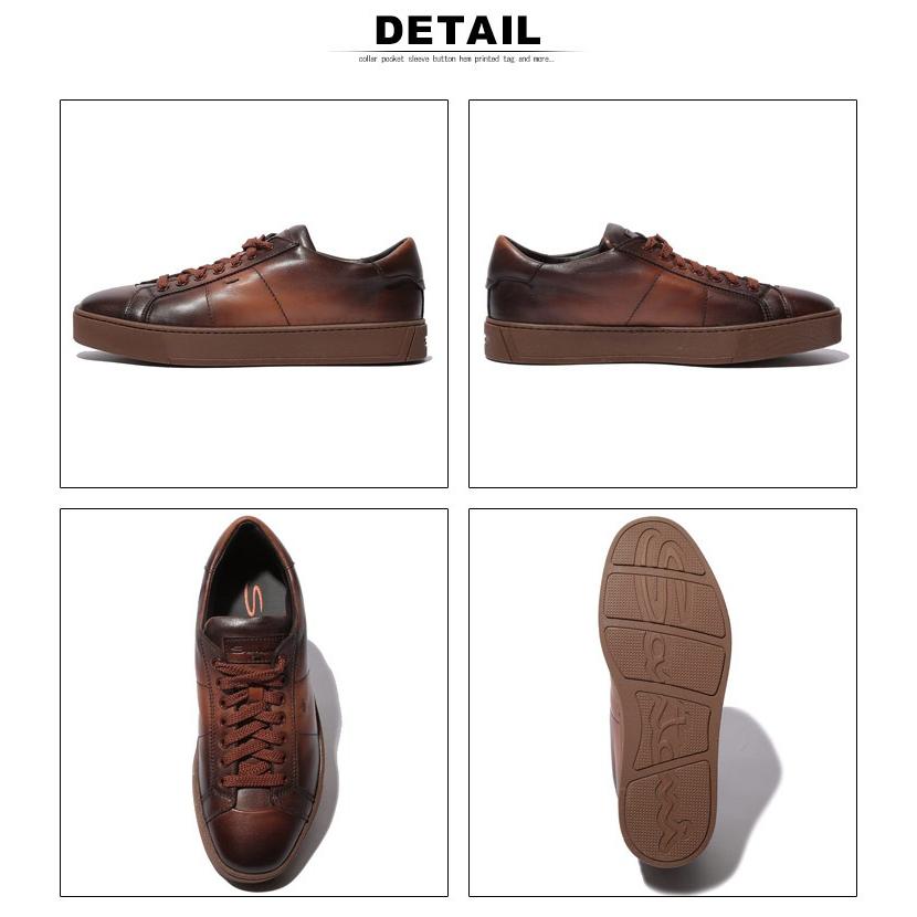 サントーニ Santoni スニーカー レザー レースアップ ローカット 茶色 ブランド メンズ 靴 シューズ Sa850gotm50 ゼンオンライン 通販 Yahoo ショッピング