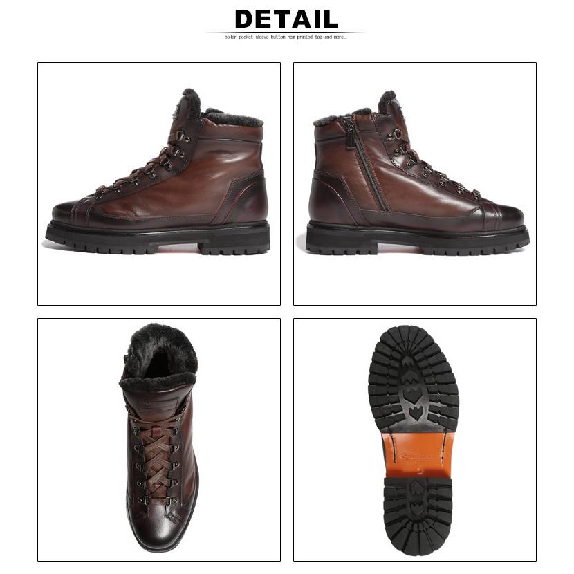 サントーニ Santoni ブーツ マウンテンブーツ レザー ファー ライニング ブランド メンズ 靴 シューズ ショートブーツ Saonnt50 ゼンオンライン 通販 Yahoo ショッピング