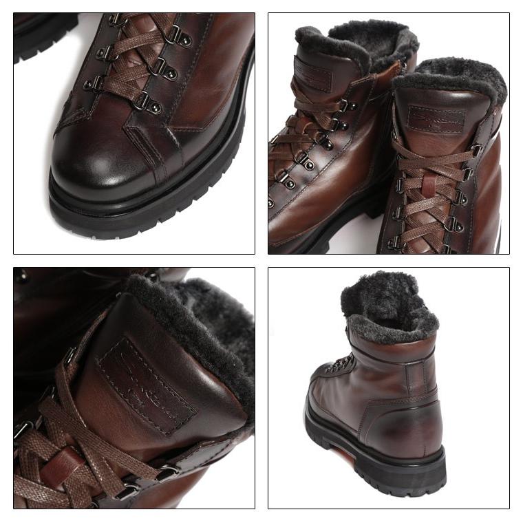 サントーニ Santoni ブーツ マウンテンブーツ レザー ファー ライニング ブランド メンズ 靴 シューズ ショートブーツ Saonnt50 ゼンオンライン 通販 Yahoo ショッピング
