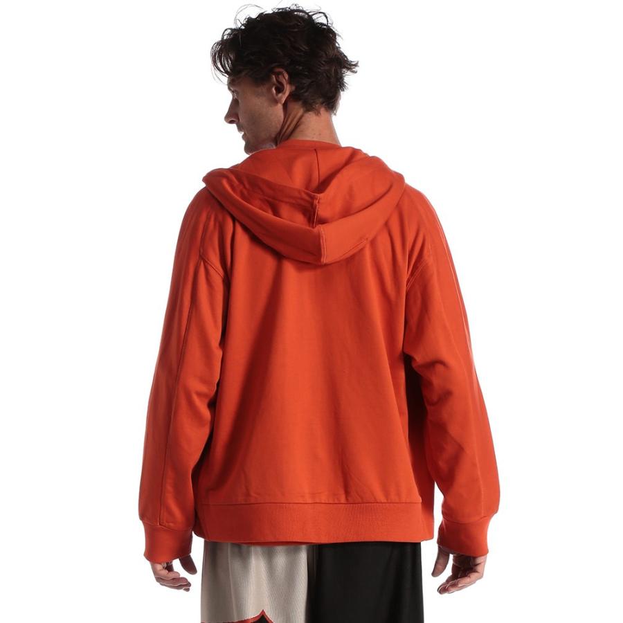Y 3 ワイスリー パーカー スウェット ロゴ フルジップ Stacked Badge Orange ブランド メンズ トップス フード アディダス Yohji Yamamoto Y3fj0439 7674202611 ゼンオンライン 通販 Yahoo ショッピング
