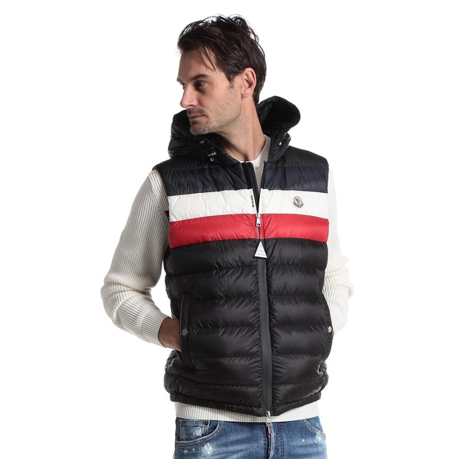 モンクレール メンズ ライト ダウンベスト Moncler トリコロール ナイロン パーカー フード Timothe ティモテ 黒 ブランド アウターライトダウン Mctimothe0 15 ゼンオンライン 通販 Yahoo ショッピング